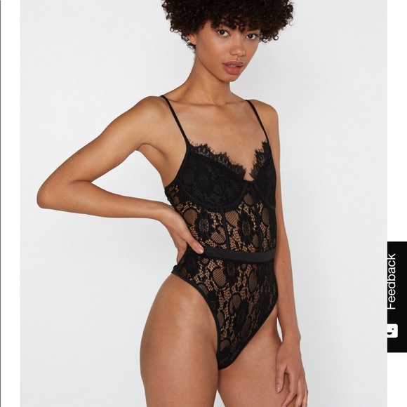 Nasty Gal Other - You’ve Got a Way with Me Lace Bodysuit